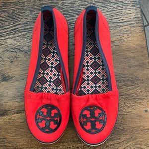 Tory Burch Canvas Flats